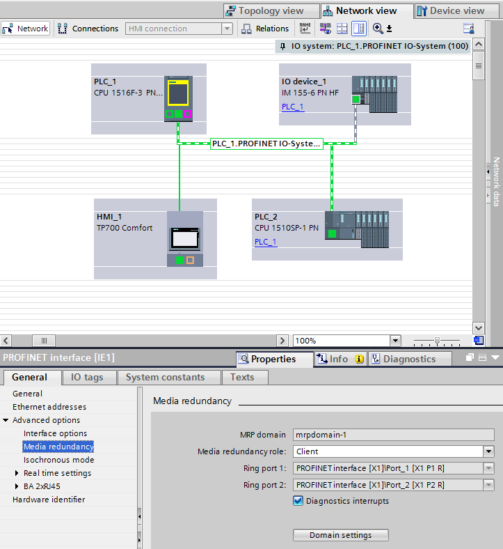 MRP Client Configuration